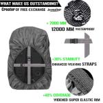 Waterproof Backpack Rain Cover for Hiking and Travel