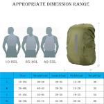 2-Pack Ultralight Waterproof Backpack Rain Covers