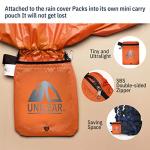 Waterproof Backpack Rain Cover with Carry Pouch