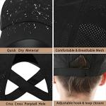 Adjustable Criss Cross Ponytail Baseball Cap
