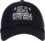 Funny Math Struggle Teacher Baseball Dad Hat