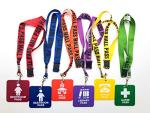 Hall Pass Lanyards and School Passes - Set of 6