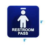 Hall Pass Lanyards and School Passes - Set of 6