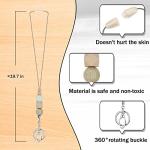 Cute Silicone Beaded Lanyard for ID Badges