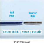 Hall Pass Lanyards and School Passes - Set of 6