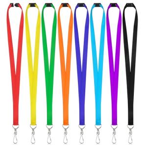 80 Pack Colorful Breakaway Lanyards for ID Badges