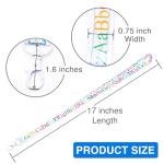 EASTEX Alphabet Lanyard Keychain for ID and Keys