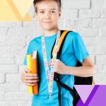 EASTEX Alphabet Lanyard Keychain for ID and Keys