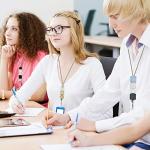 Cute Silicone Beaded Lanyard for ID Badges