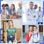 80 Pack Colorful Breakaway Lanyards for ID Badges