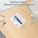 25 ID Badge Holders with Durable Lanyards