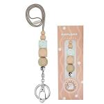 Cute Silicone Beaded Lanyard for ID Badges