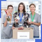 80 Pack Colorful Breakaway Lanyards for ID Badges