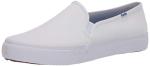 Keds Women's Double Decker White Canvas Sneakers