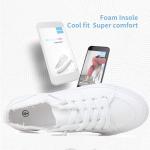 Women’s White Leopard Slip-On Sneakers