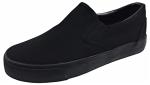 Kid's Classic All Black Slip-On Sneakers