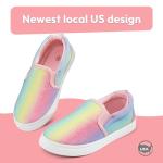 K KomForme Kids Slip-On Canvas Sneakers