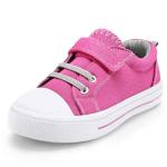 K KomForme Pink Canvas Toddler Sneakers, Size 13