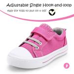 K KomForme Pink Canvas Toddler Sneakers, Size 13