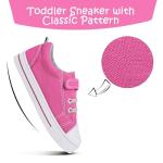 K KomForme Pink Canvas Toddler Sneakers, Size 13