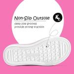 K KomForme Pink Canvas Toddler Sneakers, Size 13
