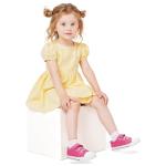 K KomForme Pink Canvas Toddler Sneakers, Size 13