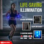 4 Pack Clip-On LED Safety Lights for Night Use