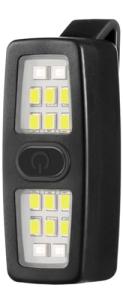 Small Rechargeable 600 Lumen Clip-On Flashlight