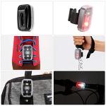 LED Clip-On Safety Lights for Runners and Bikers