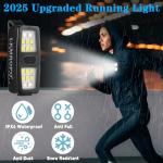 Small Rechargeable 600 Lumen Clip-On Flashlight