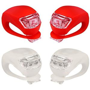 Silicone LED Bike Light Set - Front & Rear