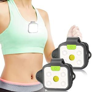 2-Pack Clip-On LED Lights for Night Running