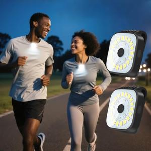 2 Pack Rechargeable Clip-On Safety Lights