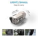 WUBEN E7 Mini Rechargeable LED Flashlight, 1800 Lumen