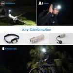 WUBEN E7 Mini Rechargeable LED Flashlight, 1800 Lumen