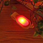 ALONEFIRE Magnetic Clip-on LED Flashlight - Red