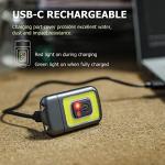 Molrebe Rechargeable LED Headlamp with Night Vision