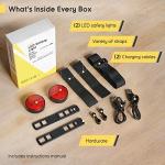 Rechargeable Waterproof LED Bicycle Light Set