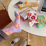 Cute Animal Pattern Crew Socks for Women