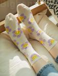 Cute Animal Pattern Crew Socks for Women