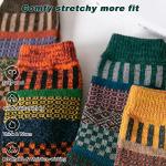 Colorful Men’s Funky Pattern Wool Dress Socks