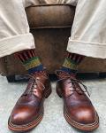 Colorful Men’s Funky Pattern Wool Dress Socks