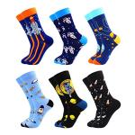 Colorful Funky Dress Socks for Men - Various Patterns