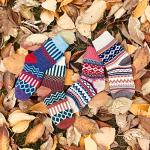 Joyca Women's Warm Multicolor Wool Winter Socks