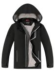 Kids Waterproof Hooded Rain Jacket, Size 8-10
