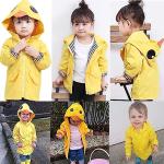 Cute Duck Rain Jacket for Kids