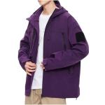 Lightweight Waterproof Men's Rain Jacket - Purple