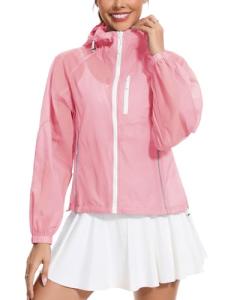 Lightweight UV Protection Windbreaker Jacket for Women