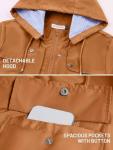Lightweight Waterproof Raincoat with Hood for Women