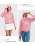 Lightweight UV Protection Windbreaker Jacket for Women